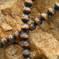 Copper Navajo Pearl Beads 6 mm Length 20"-24" Necklace For Women