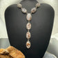 Sterling Silver Southwestern Style 10 Oval Wild Horse Lariat 25" Necklace For Women