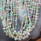 Vintage Native American 10 Strands Heishi and Multistone 30" Necklace For Women