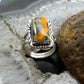 Native American Sterling Silver Bumblebee Jasper Bar Ring Size 5.25 For Women