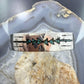 Gibson Gene Navajo Native American Silver Turquoise Chip Inlay Bracelet (As Is)