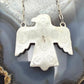 Sterling Silver Southwestern Style Kingman Turquoise Thunderbird Pendant Necklace #2