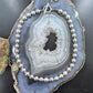 Silver Southwestern Style Rounded Beads 14" Necklace For Women