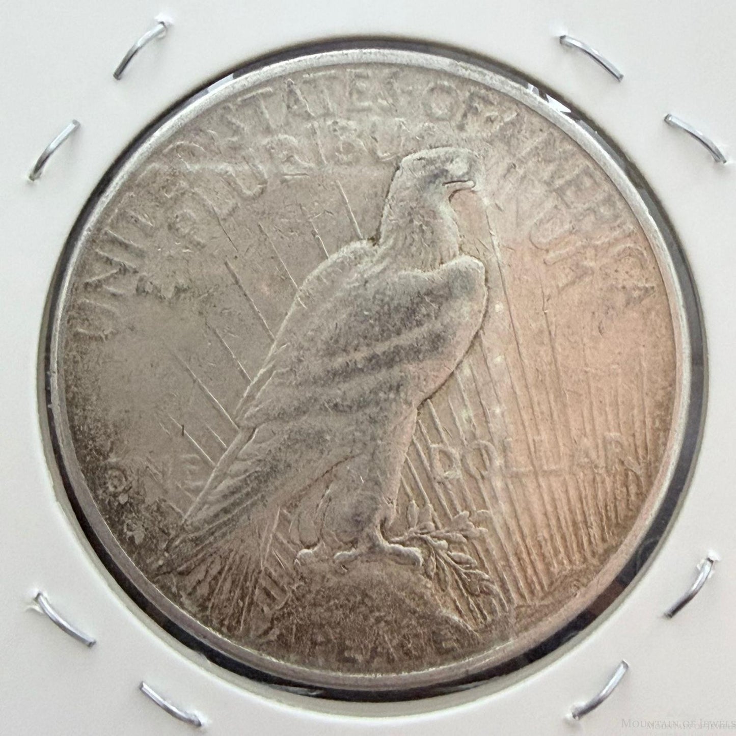 1926-S US 90% Peace Silver Dollar F-VF a Stunner #112525-17OX