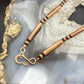 Southwestern Style Copper Navajo Pearl & Cylinder w/Turquoise Beads 20" Necklace For Women