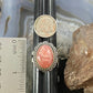 Carolyn Pollack Sterling Silver Oval Rhodonite Decorated Ring Variety of Sizes
