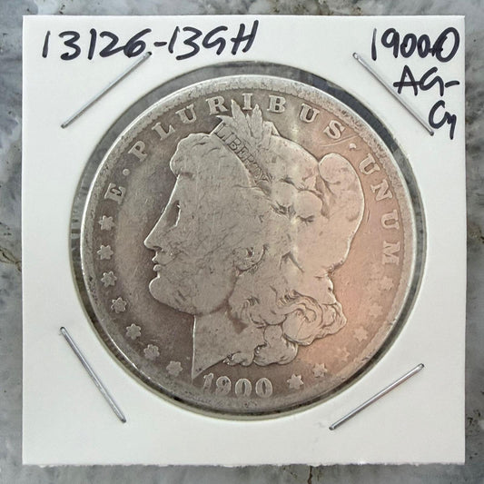 1900-O US 90% Morgan Silver Dollar AG-G #13126-13GH