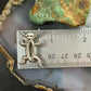 Vintage Native American Sterling Silver Horned Figure Brooch For Women