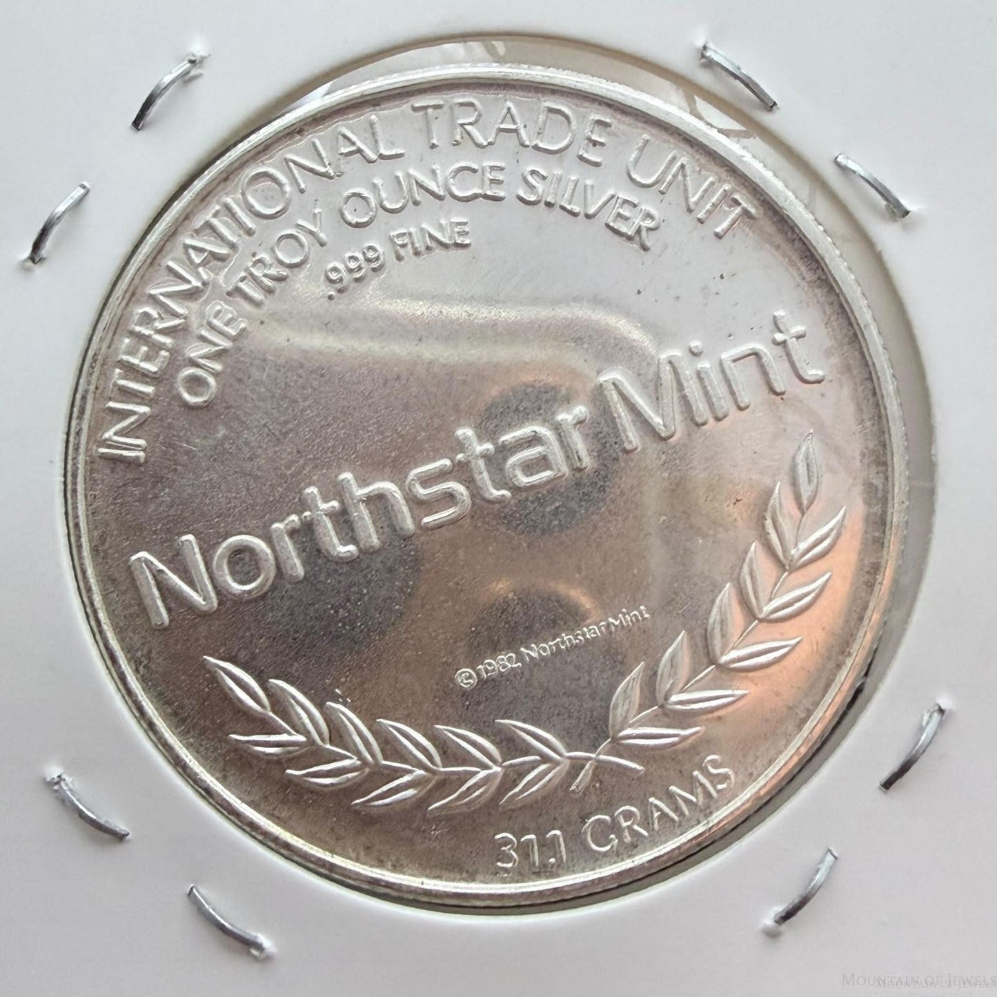 1.0 Troy Ounce .999 Pure Silver Morgan Design Round by Northstar Mint #61226-8LX