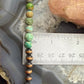 Southwestern Style 6mm Copper Navajo Pearl w/Hubei Turquoise Beads Necklace For Women