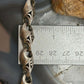 Sterling Silver Swirl Link Fashion 9" Bracelet/Anklet For Women