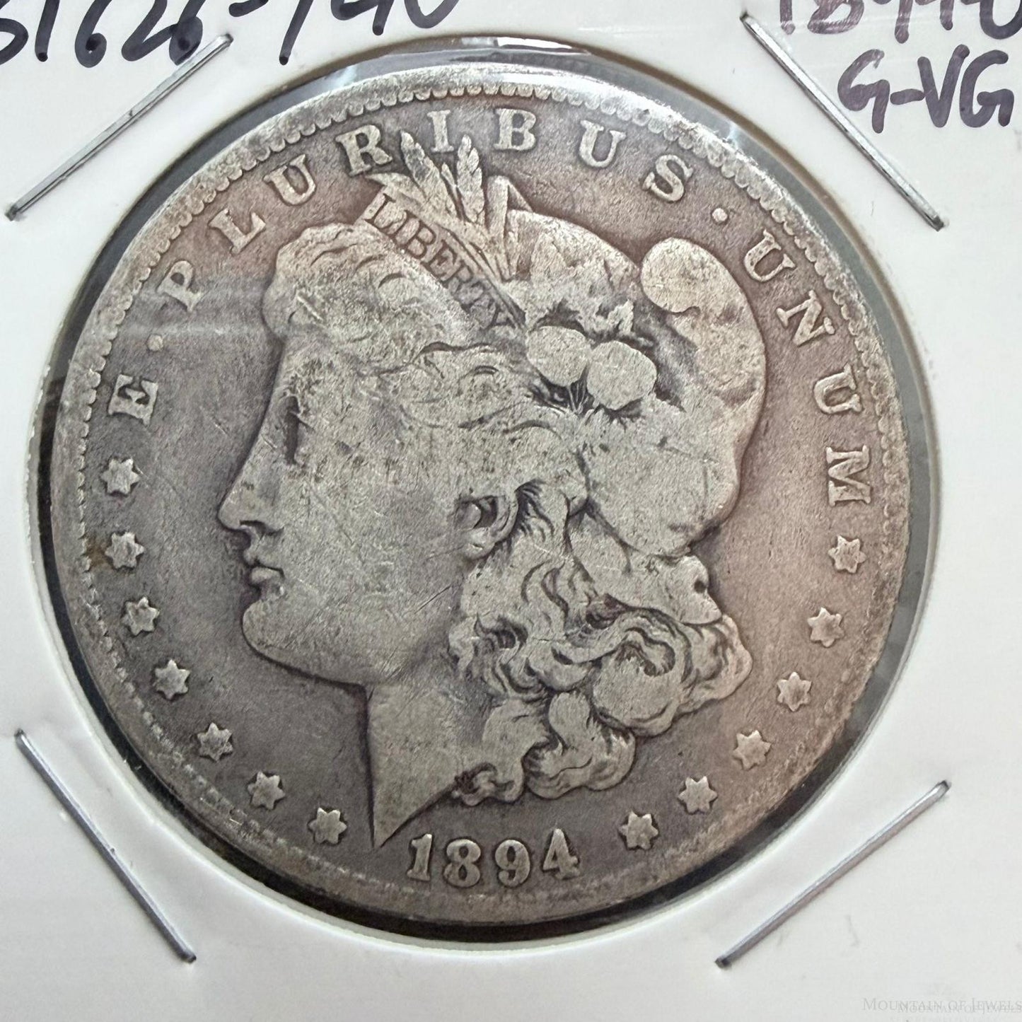 1894-O US 90% Morgan Silver Dollar G-VG #51626-7GU