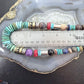 Tommy & Rosita Singer Sterling Turquoise & Multistone Beads 21" Necklace