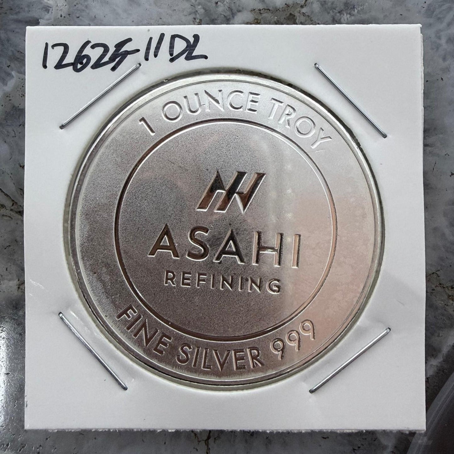 One Troy Ounce .999 Pure Silver Asahi Refining #12625-11DL