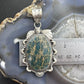 Sterling Silver Southwestern Style Oval Sediment Jasper Pendant For Women