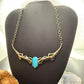 Carolyn Pollack Sterling Silver Teardrop Turquoise 17" Necklace For Women