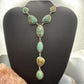 Sterling Silver Southwestern Style Royston Turquoise Lariat 25" Necklace For Women