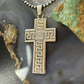 Sterling Silver Overlay Unisex Decorated Cross Pendant