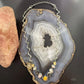 Carolyn Pollack Sterling Silver Yellow & Pink MOP & Smoky Quartz Zigzag Necklace For Women