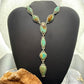 Sterling Silver Southwestern Style Royston Turquoise Lariat 30" Necklace For Women