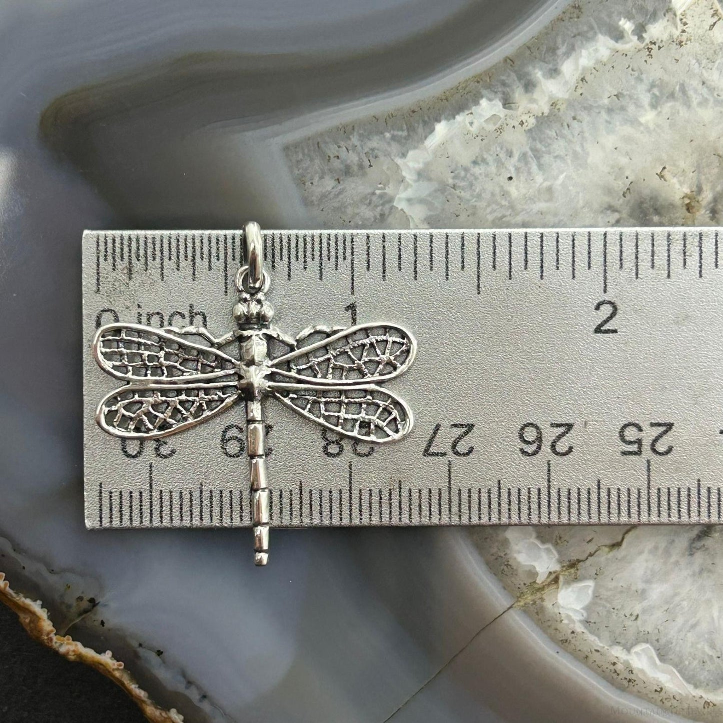 Sterling Silver Fashion Dragonfly Pendant
