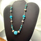 Carolyn Pollack Sterling Turquoise,Liquid Silver,Swirl Spindle 20" Necklace For Women