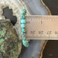 Sterling Silver Faceted Turquoise Beads 7.5" Bracelet For Women