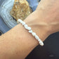Sterling Silver Natural Wild Horse Beads Bracelet/Anklet For Women