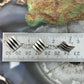 Leander Tahe Native American Sterling Silver 3 Square 3D Geometric Dangle Earrings For Women