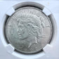 1922 US 90% Peace Silver Dollar NGC AU 58 #002-DE