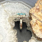 Sterling Silver Southwestern Style Oval Copper Turquoise Ring For Women