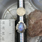 Sterling Silver Southwestern Style Teardrop Purple Rain Ring Size 8.5 For Women