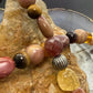 Carolyn Pollack Sterling Silver Multistone Beads 16"-20" Necklace For Women