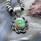 Sterling Silver Southwestern Style High Grade Sierra Bella Turquoise Pendant For Women