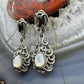 Carolyn Pollack Sterling Silver Moonstone & Smoky Quartz Post Dangle Earrings For Women