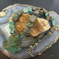 Vintage Chunky Natural Turquoise Stone w/Natural Turquoise Necklace For Women