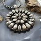 Sterling Silver Southwestern Style Teardrop Wild Horse Cluster Pendant For Women