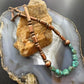 Southwestern Style 4.5-6mm Copper Navajo Pearl,Cylinder&Turquoise Beads Necklace