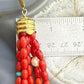 Carolyn Pollack Brass 5 Strands Red Jasper Beads 17"-20" Necklace For Women