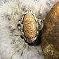 Carolyn Pollack Sterling  Silver Elongated Oval Picture Jasper Ring Size 8 For Women