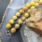 Sterling Silver Southwestern Style 8mm Snake Skin Jasper Beads 18" Necklace For Women