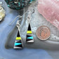 Starllie & Sheryl Edaakie Sterling Silver Multistone Inlay Dangle Earrings For Women #8