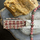 Carolyn Pollack Sterling Silver Rhodochrosite Beads & Swirl Beads w/Enhancer Necklace For Women
