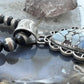 Sterling Silver Southwestern Style Teardrop High Grade Golden Hill Turquoise Pendant For Women #1