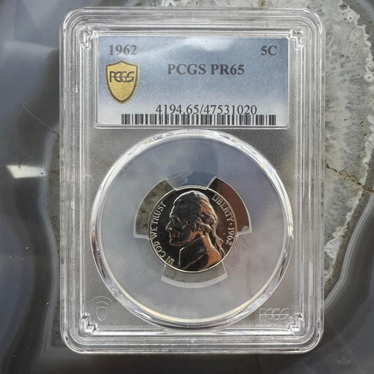 1962 US 5 Cents PCGS PR66 #020