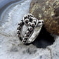 Sterling Silver Intertwined Balls Pattern Fashion Ring For Women,Taxco Mexico
