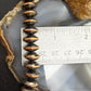 Copper Navajo Pearl Beads Saucer 12 mm Necklace Length 16"-18" For Women