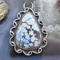 Sterling Silver Southwestern Style Teardrop High Grade Golden Hill Turquoise Pendant For Women #1