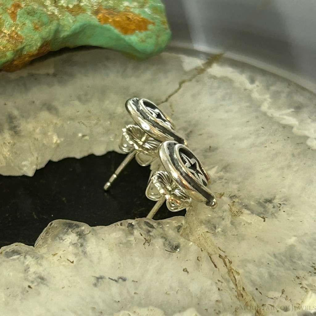 Carolyn Pollack Sterling Silver Horseshoe Stud Earrings For Women