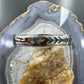 Vintage Native American Sterling Silver Kokopelli Turquoise & Coral Chip Inlay Bracelet For Women
